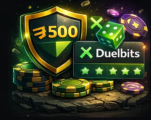 Duelbits comparison visual with fast-paced originals theme